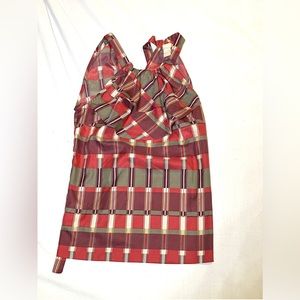 Banana Republic Plaid Sleeveless Top Size XXS Petite